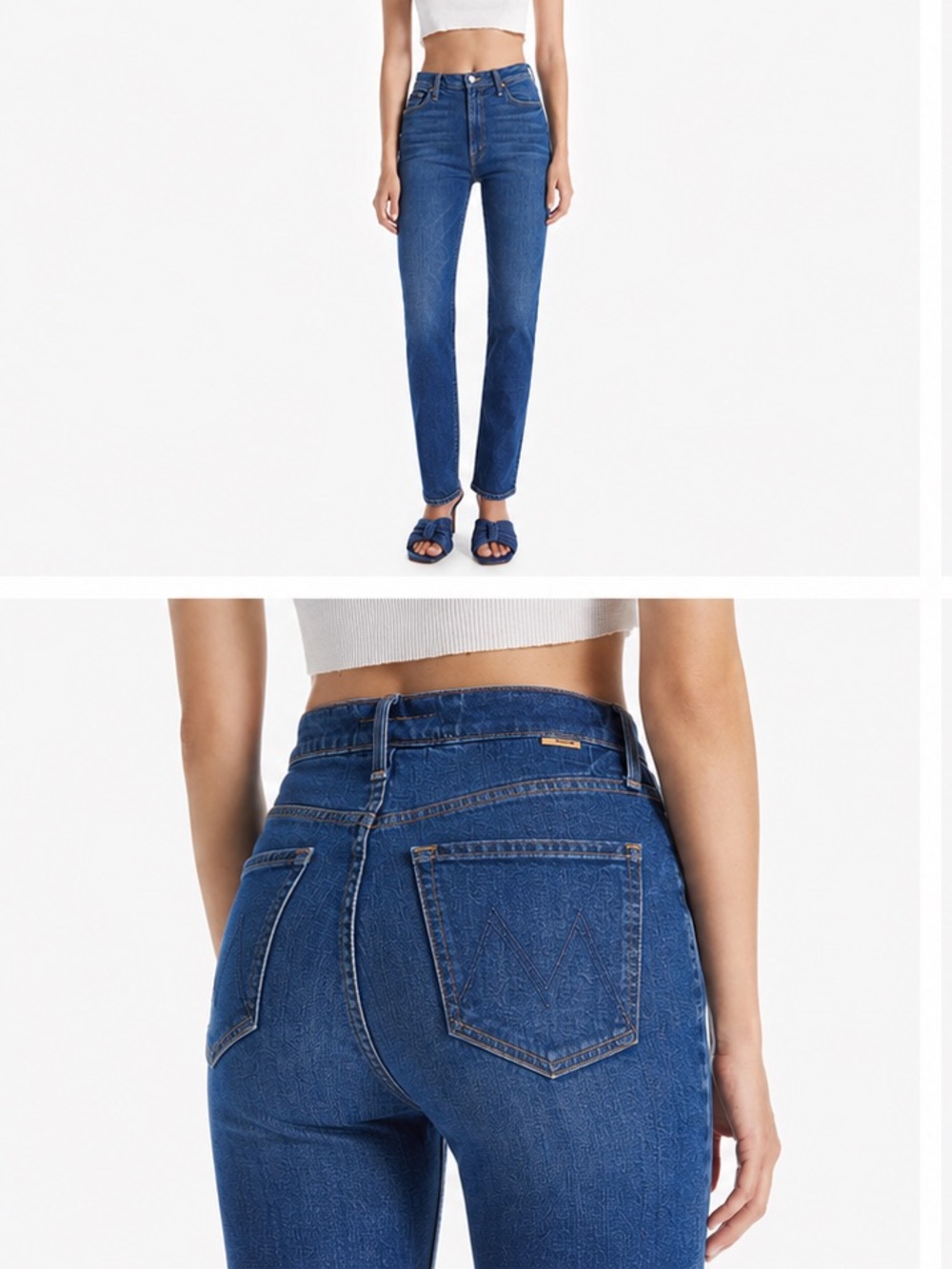 MOTHER - High Waisted Rider Skimp - Penal Code Sz 28 ✨NWT✨ - Picture 3 of 15